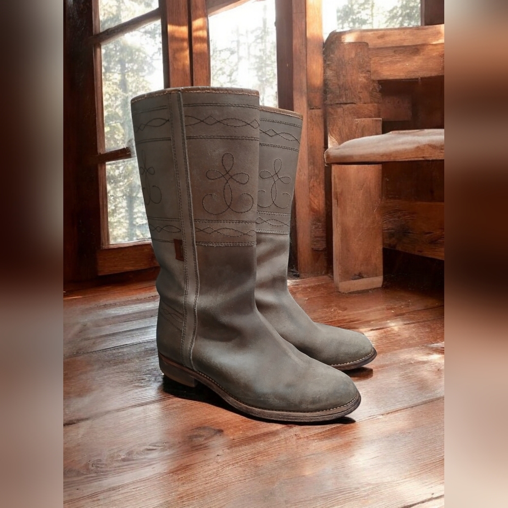 Greige Women's Boots..bohemian vibes.